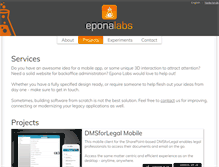 Tablet Screenshot of eponalabs.com